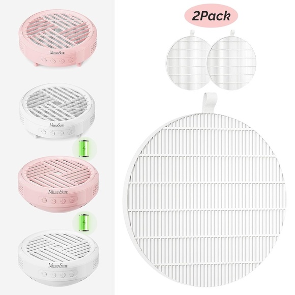 MelodySusie Nail Dust Collector Replacement Filters 2 Pack - Picture 2 of 5